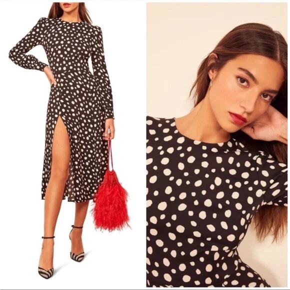 Reformation creed dress sz 2 - Picture 4 of 7